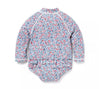 UPF50 Ditsy Floral RashGuard Swimsuit
