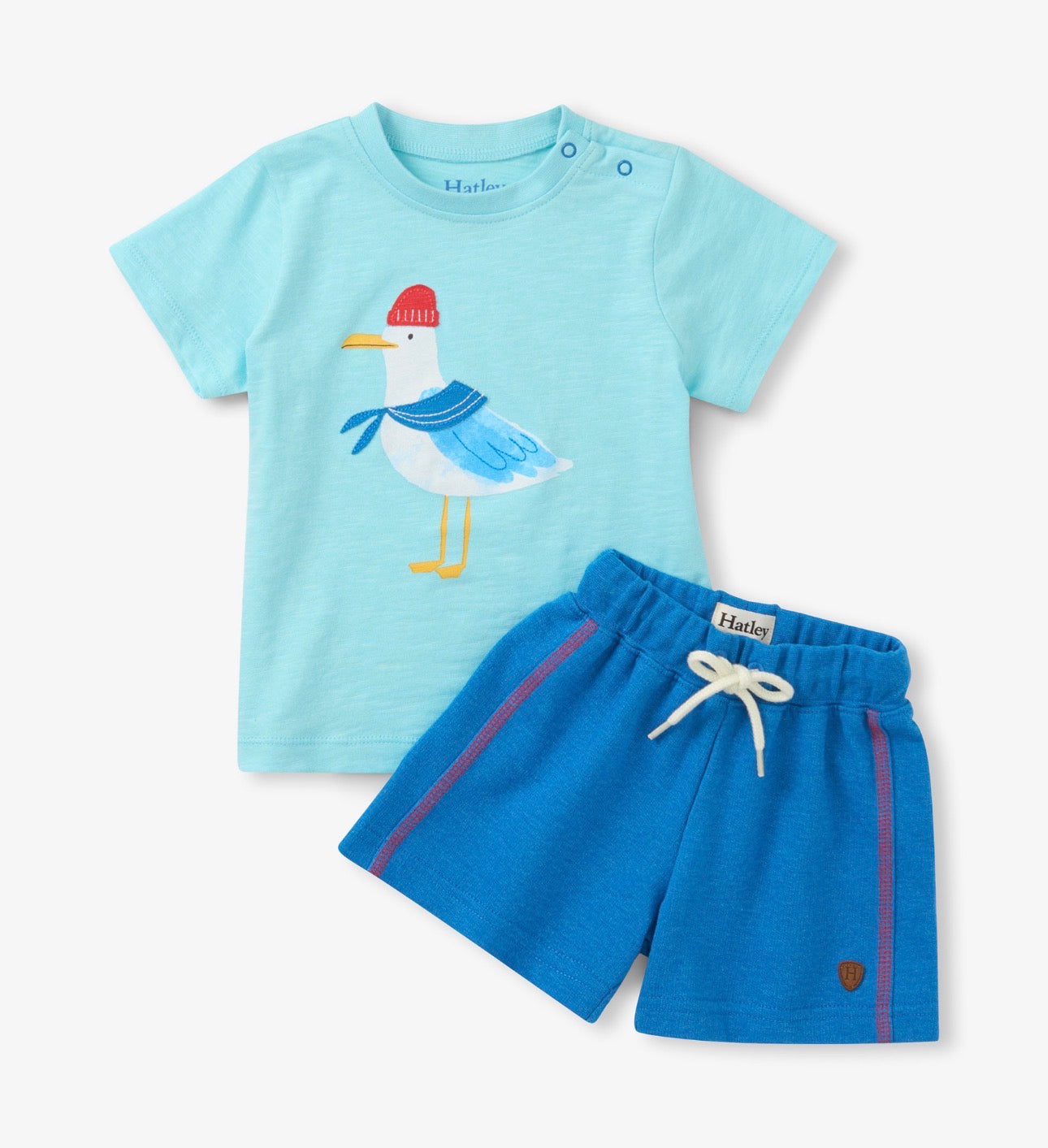 Charming Seagull Shirt/Short Set
