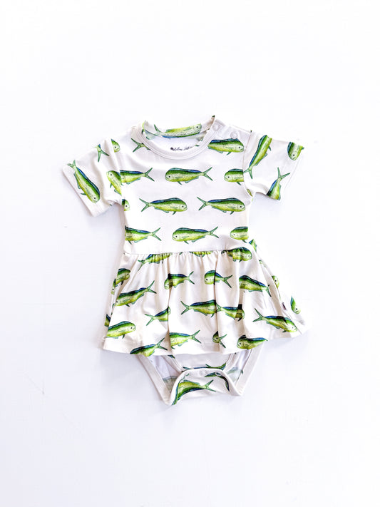 Mahi or Sailfish Skirted Bodysuit