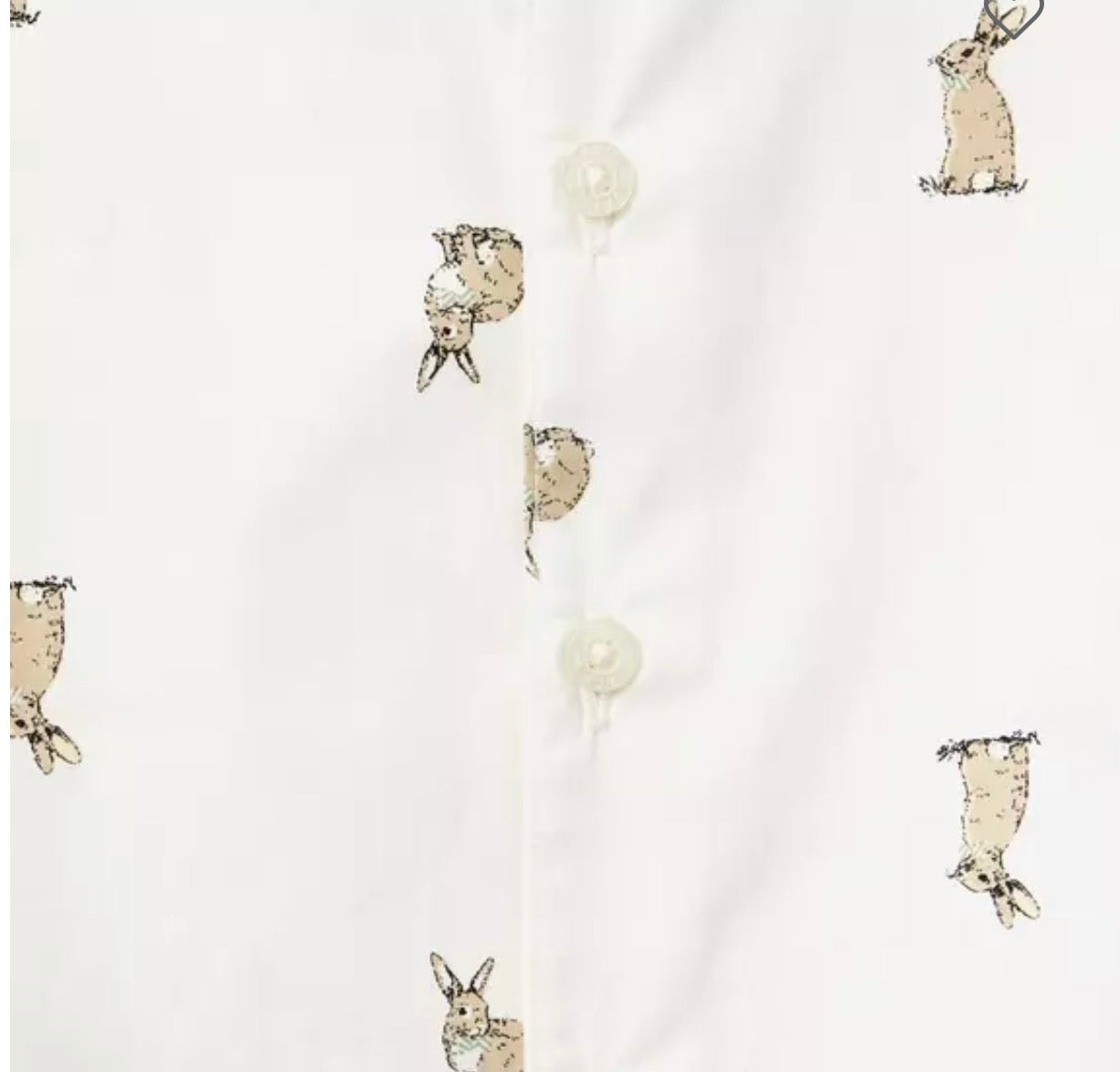 Bunny Poplin Shirt
