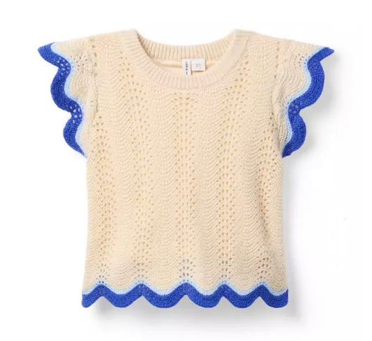 The Crochet Scalloped Top
