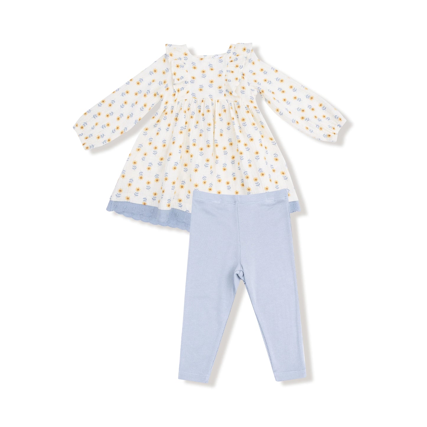 Organic Cotton Dress/Legging Set