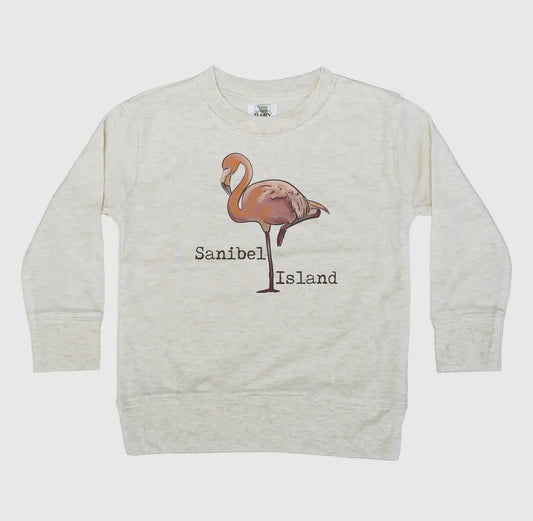 Sanibel Flamingo Long Sleeve