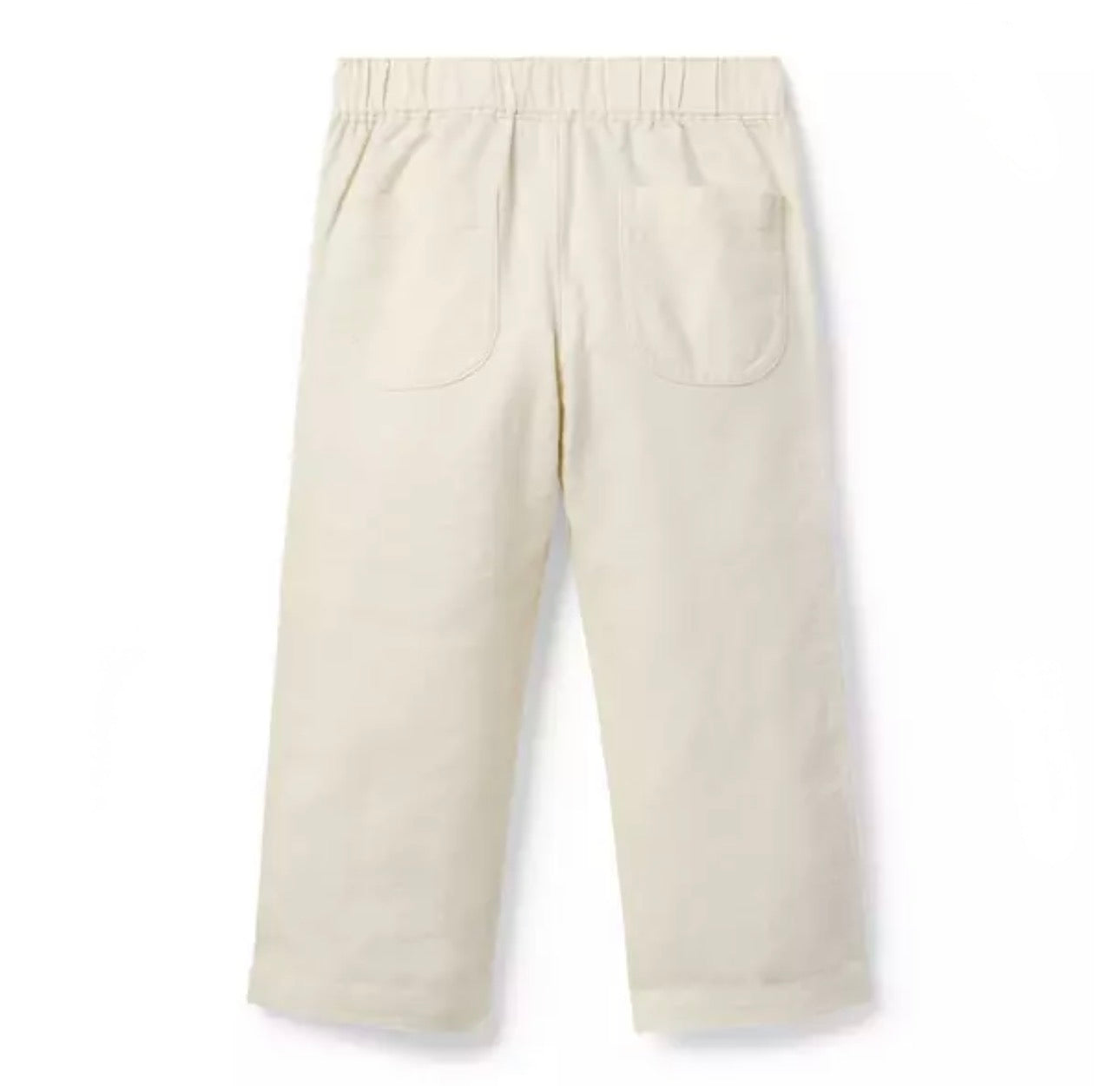 Linen-Cotton Pull-On Pant