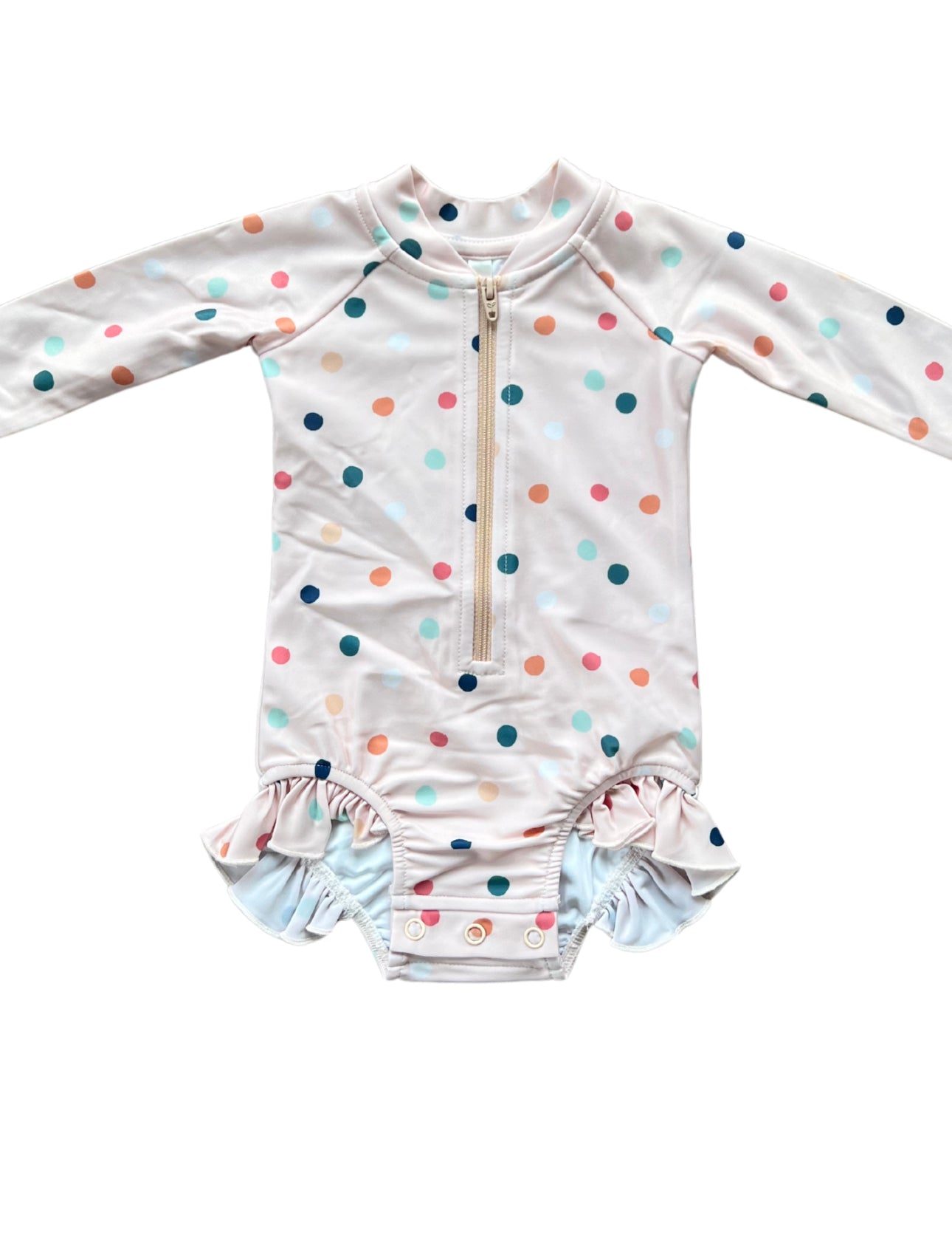 Baby UPF50 Rashguard- Polka Dot