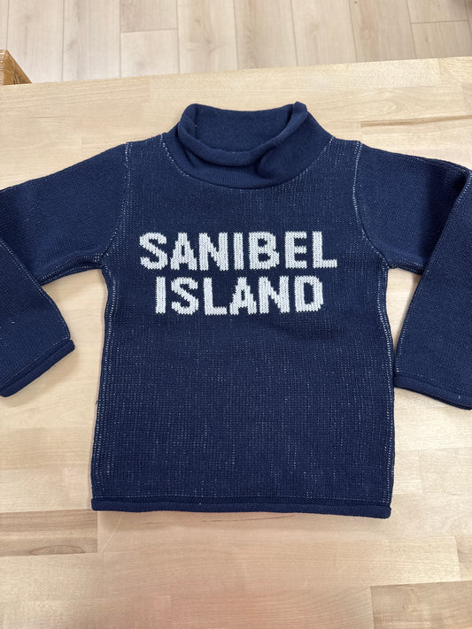 Sanibel Rollneck Sweater- Navy