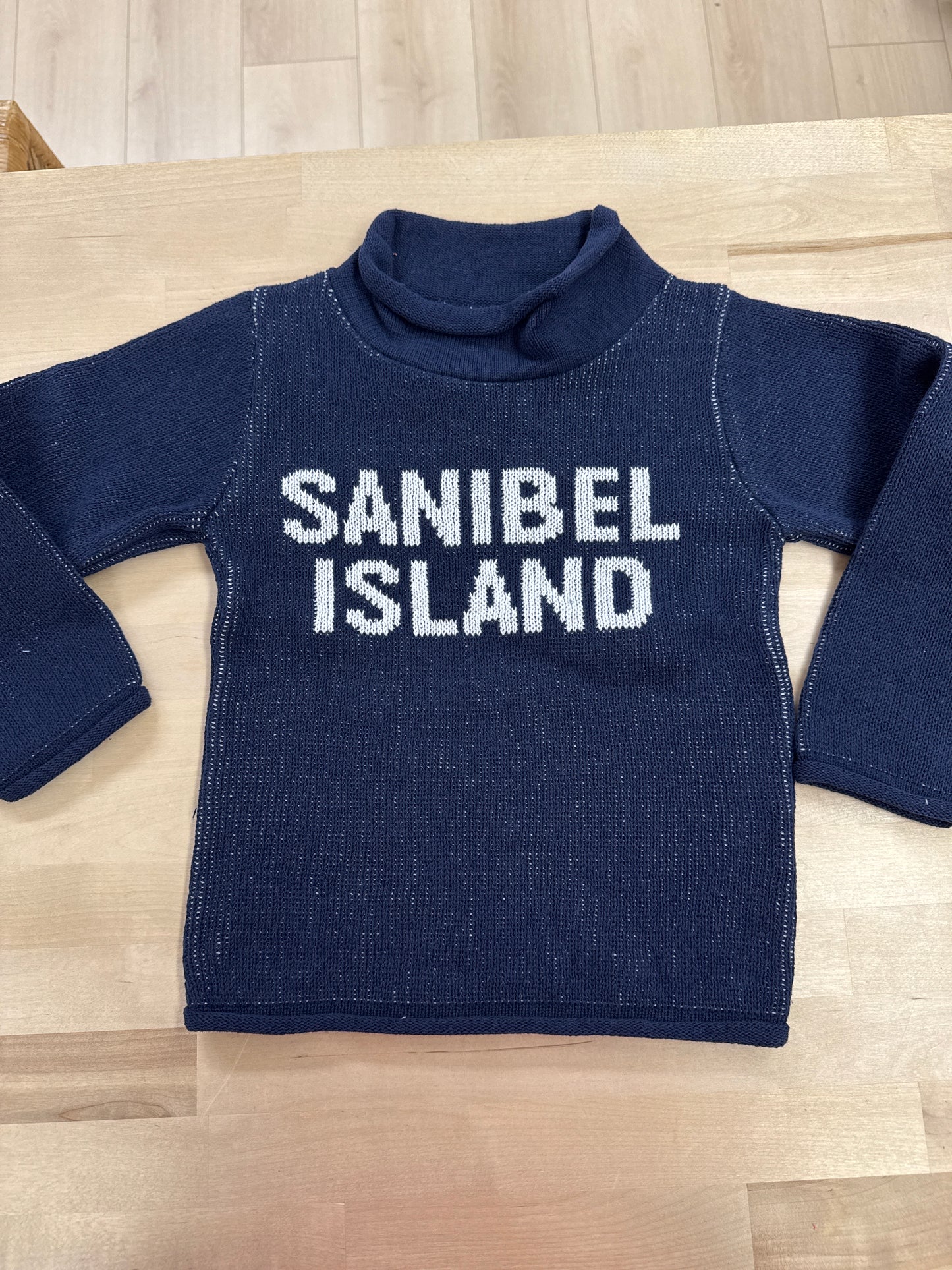 Sanibel Rollneck Sweater- Navy