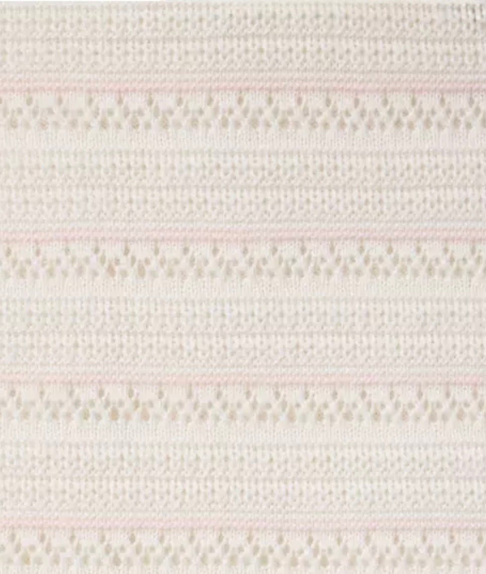 Striped Ruffle Sweater Dress