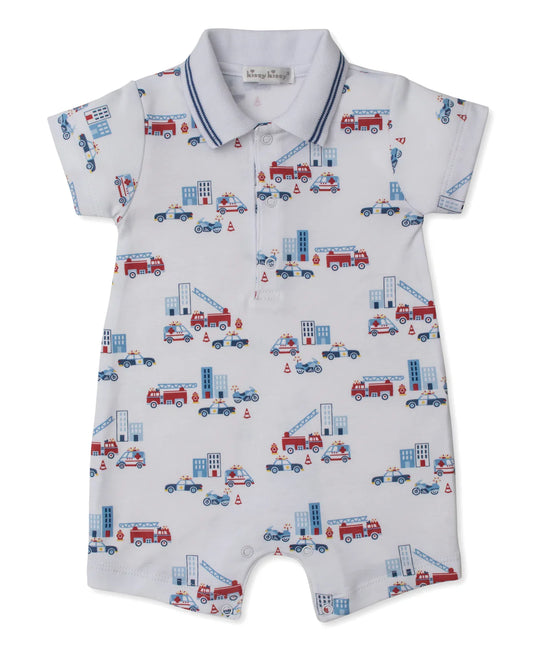 Pima Cotton Short Playsuit- Rescue Raid