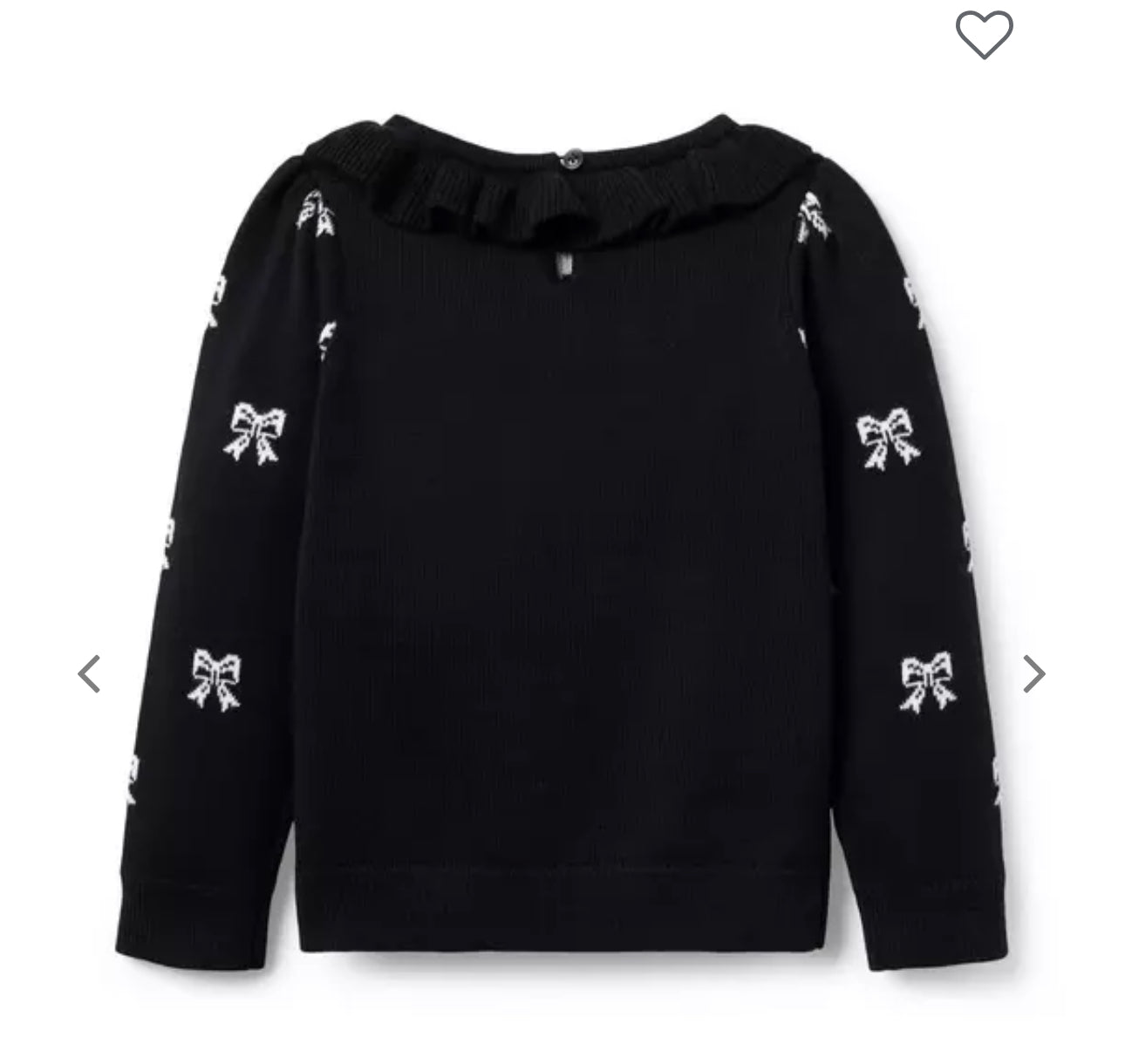 Bow Puff Sleeve Sweater