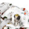 Deluxe Muslin Swaddle Blanket - Safari Social