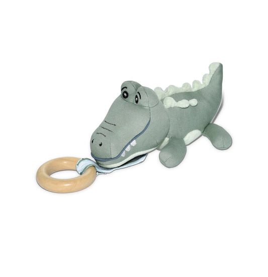 Organic Cotton Alligator Teether