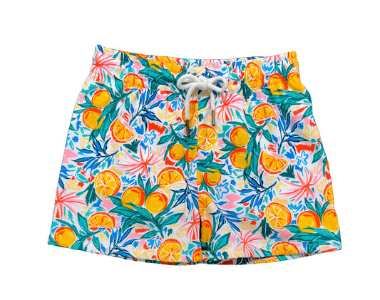 Saint Simons Swim Trunk Positano Orange