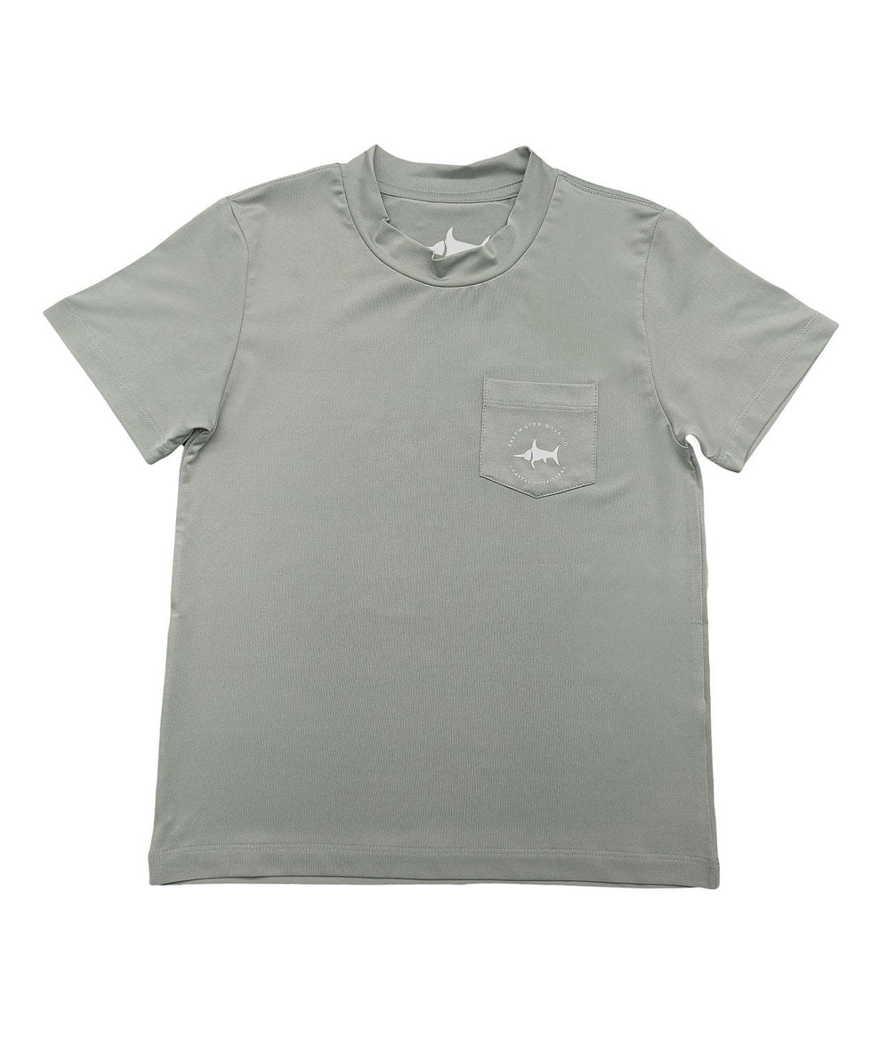 UPF50 Performance Pocket Tee- Great White