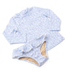 2-Piece Rashguard Set- Coastal Gardens