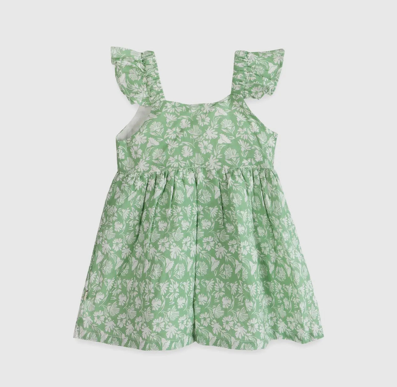 Organic Cotton Dress- Ivy Embroidered