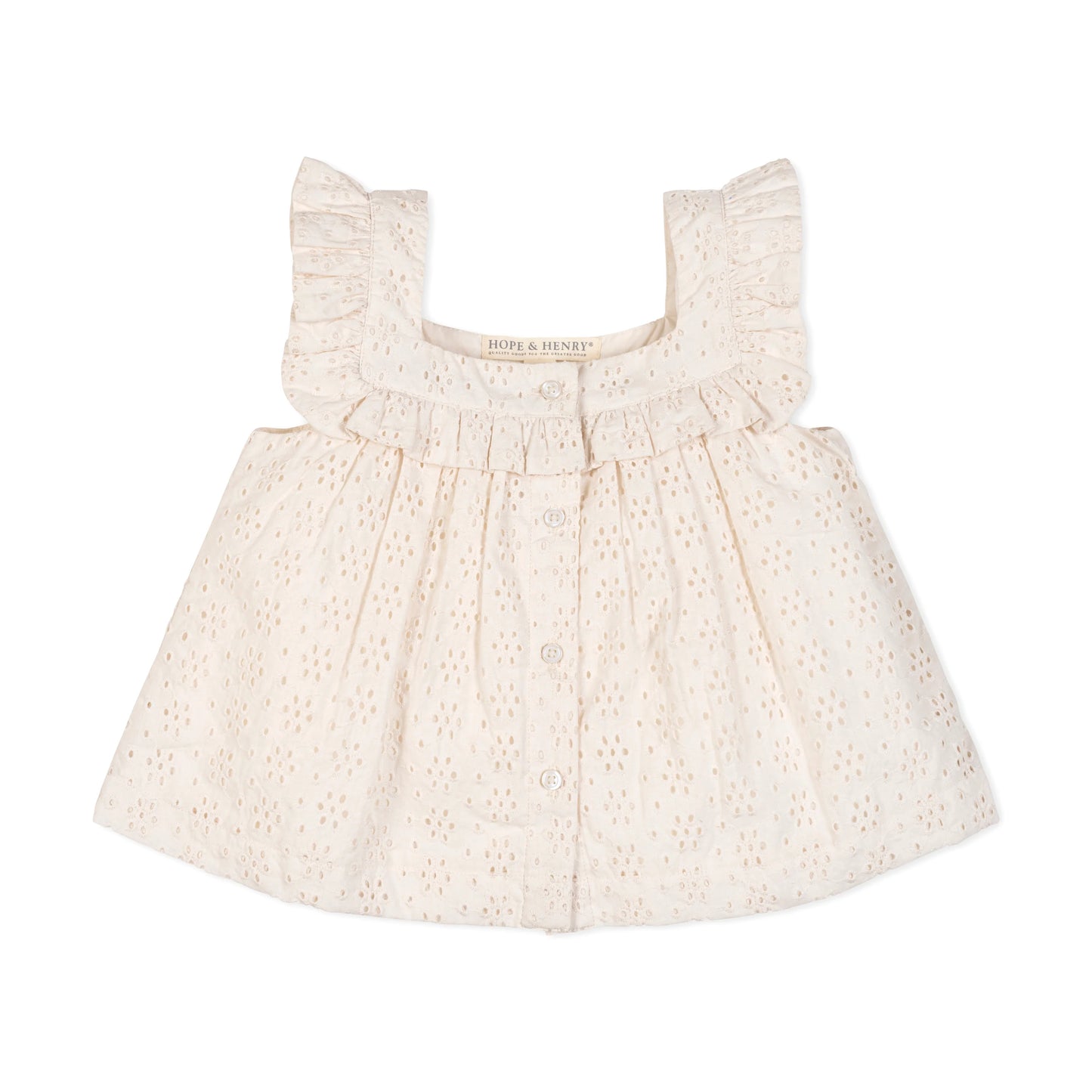 Organic Eyelet Tank and Short Set