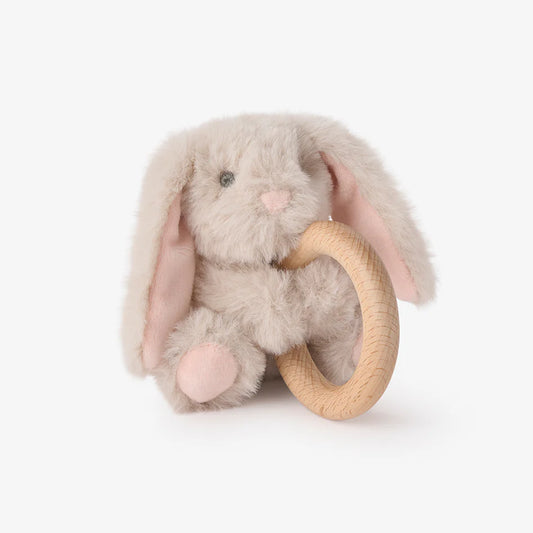 Ring Rattle Plush Bunny
