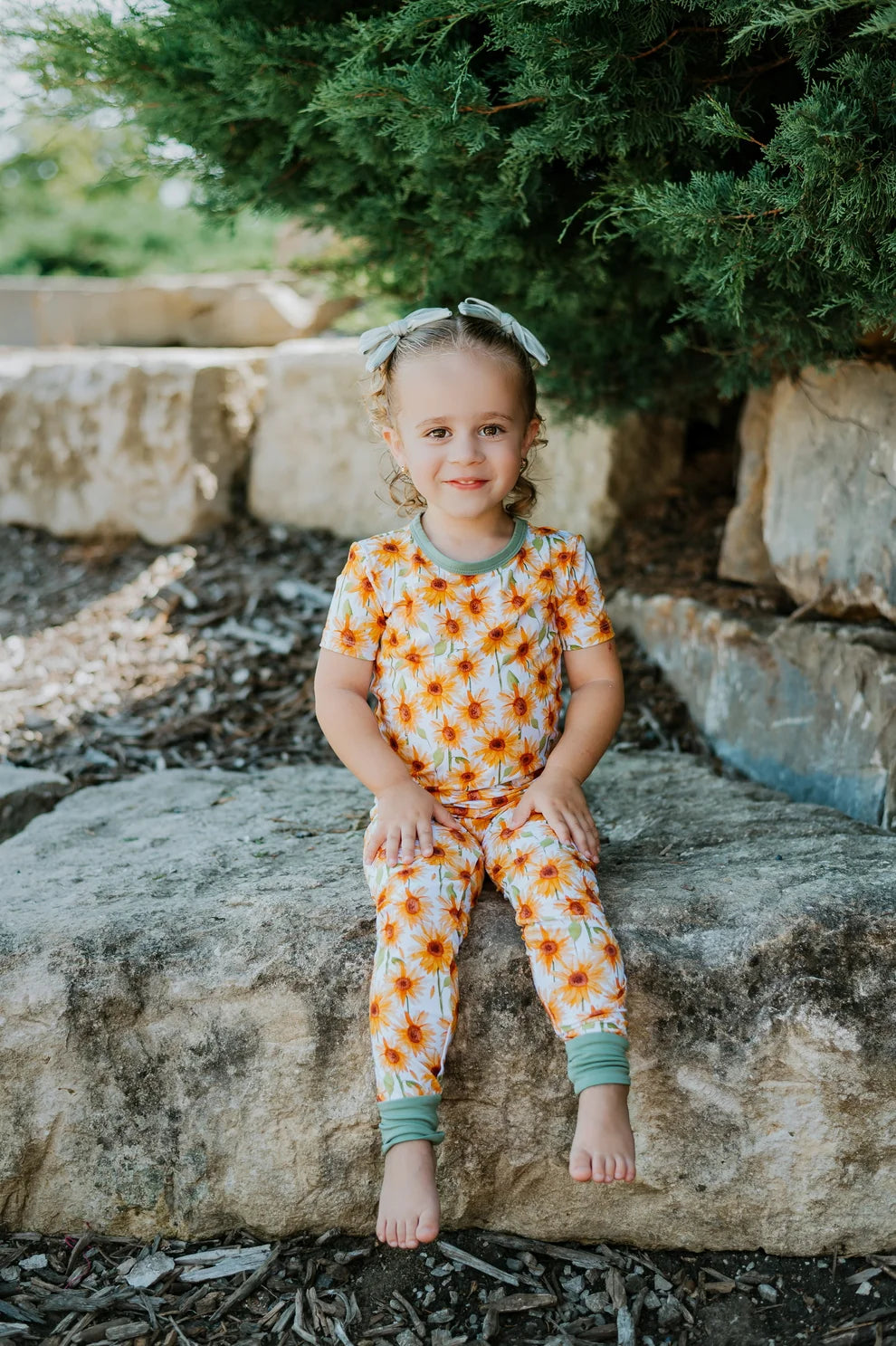 Sunflower 2pc Pajama Set