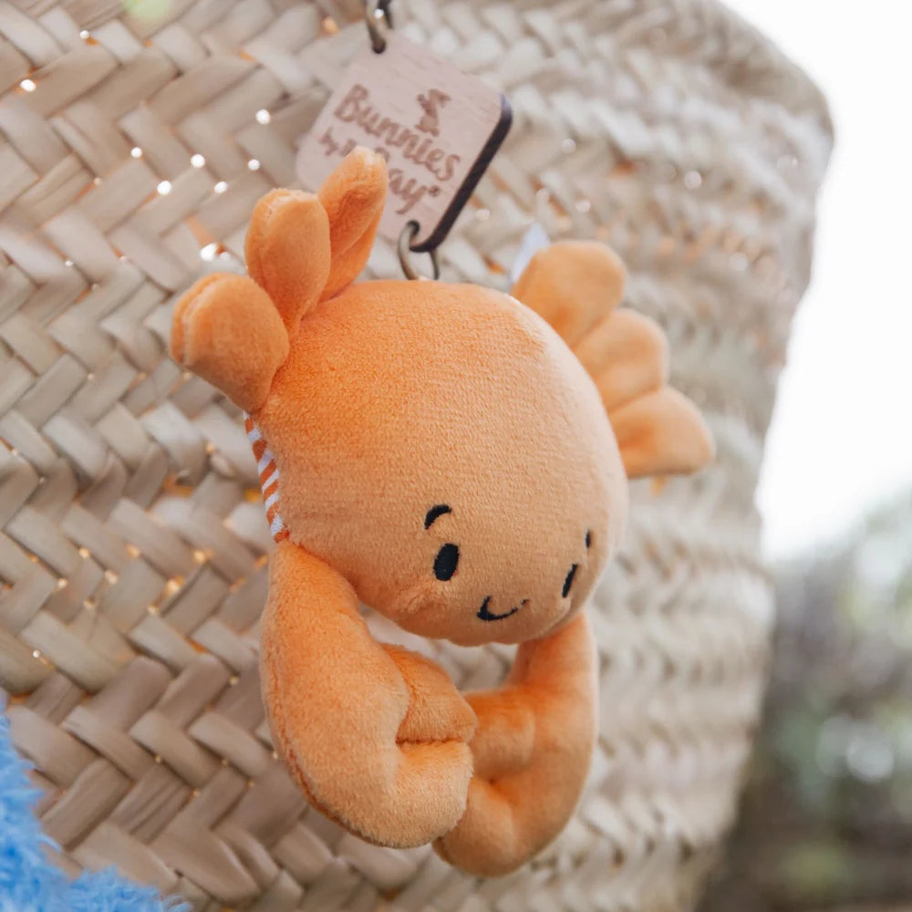 Happy Crab Bag Charm