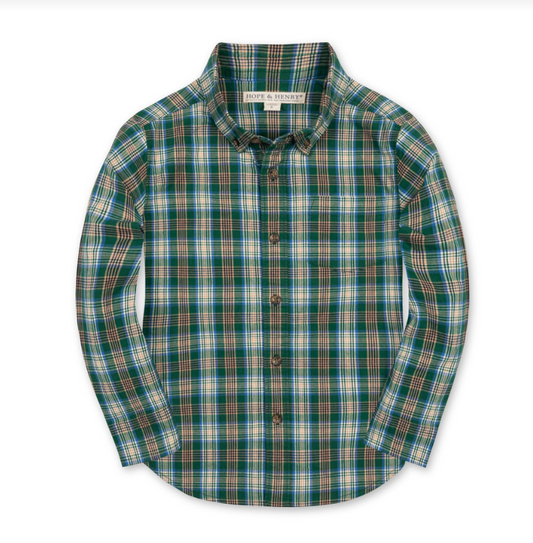 ORGANIC STRETCH POPLIN SHIRT