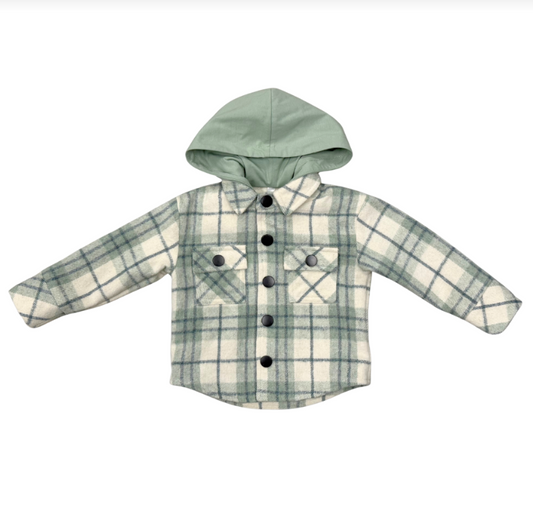 Kid's Hooded Shacket