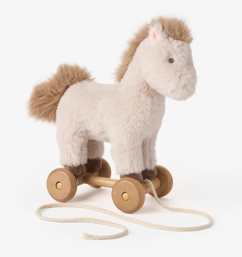 Plush Pony Pull Toy