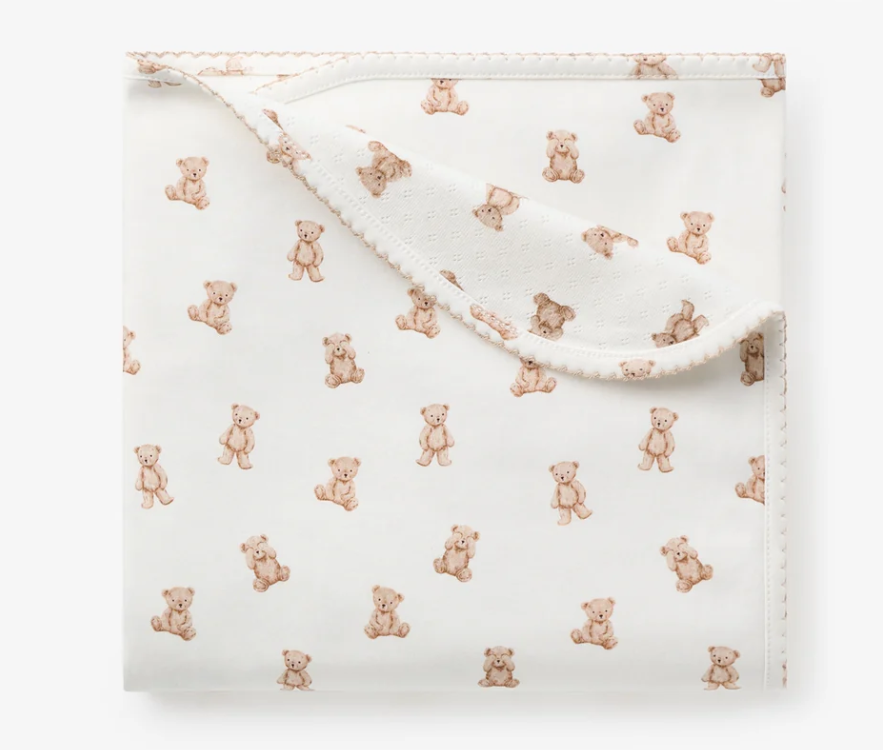 Teddy Bear Interlock Blanket
