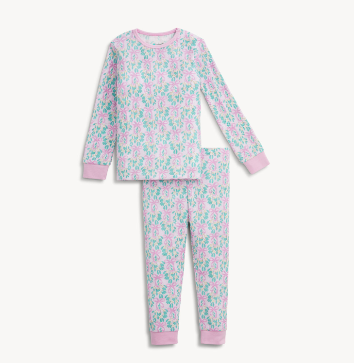 Mistle Bow Waffle LS LNG Pant PJ