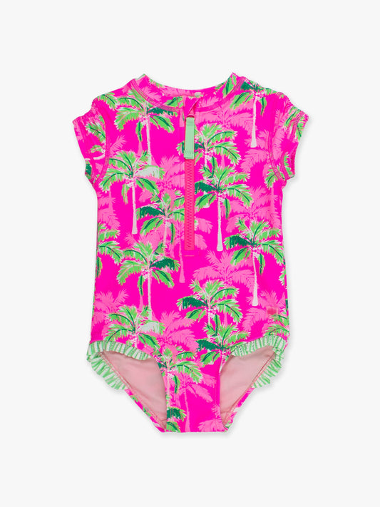 Neon Palm Paradise Short Sleeve