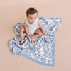 Organic Cotton Blanket- Summer Ocean