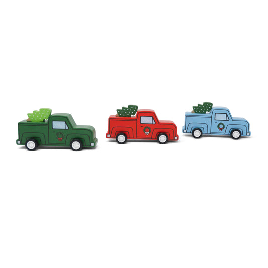 Pull Back Retro Truck & Christmas Tree Refill - Set of 24
