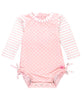 UPF50 Pink Polka Dot One Piece