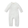 Organic Cotton Cable Knit Sweater Romper