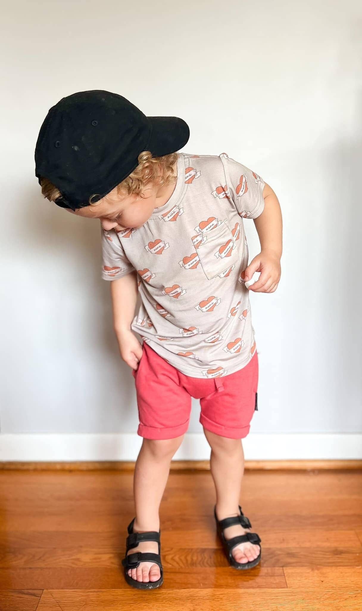 Bamboo Tee-Mama Tattoo Heart