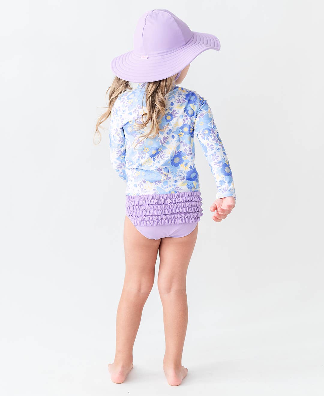Girls Lavender Swim Hat