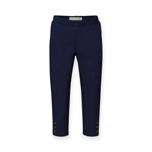 Button Cuff Ponte Pant