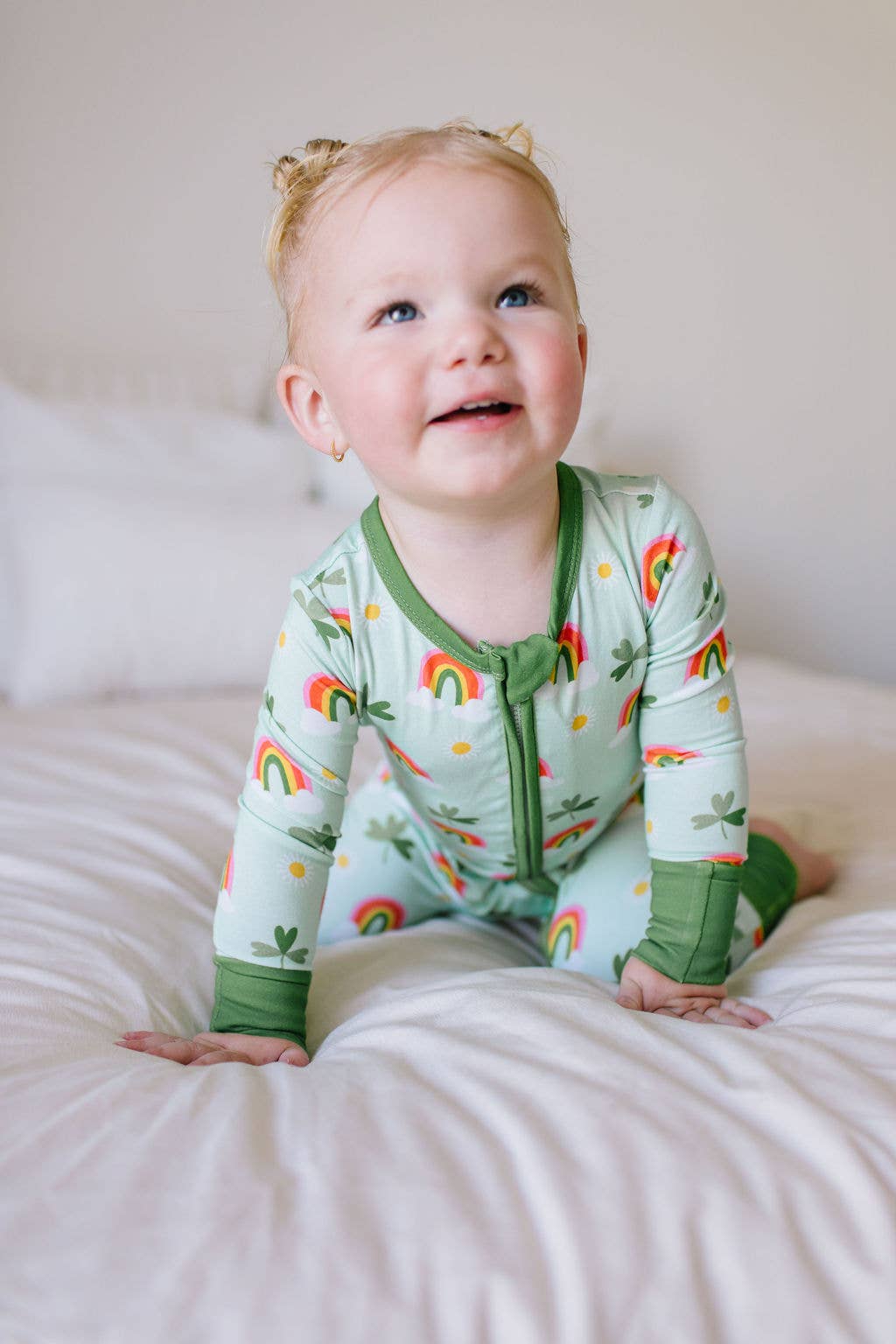 Zippy Bamboo Baby PJ in Pure Luck