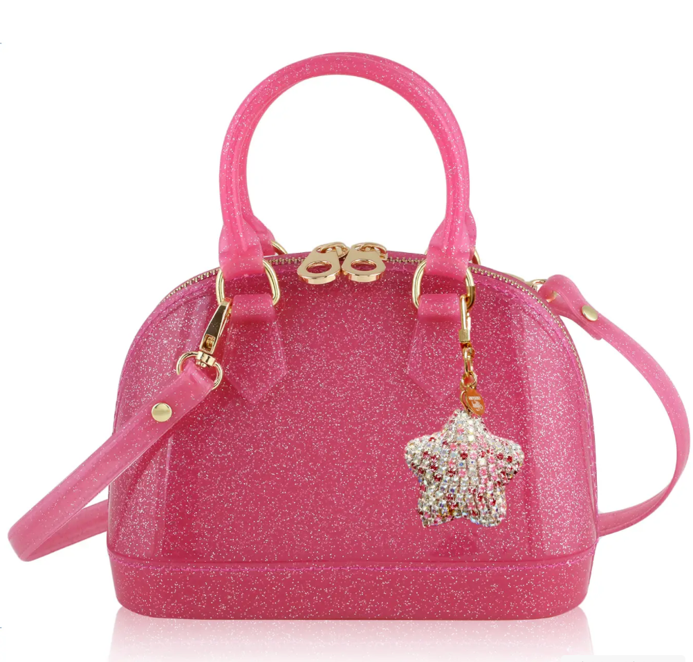 Cate in Hot Pink Sparkle: Charming Addition
