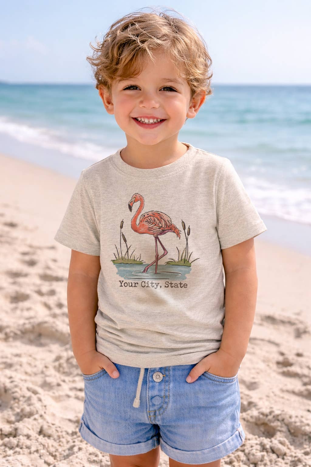 Sanibel Flamingo Tee