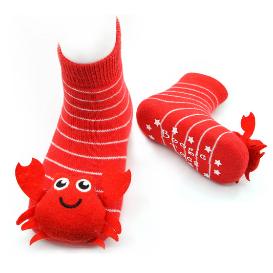Rattle Socks- Red Crabby