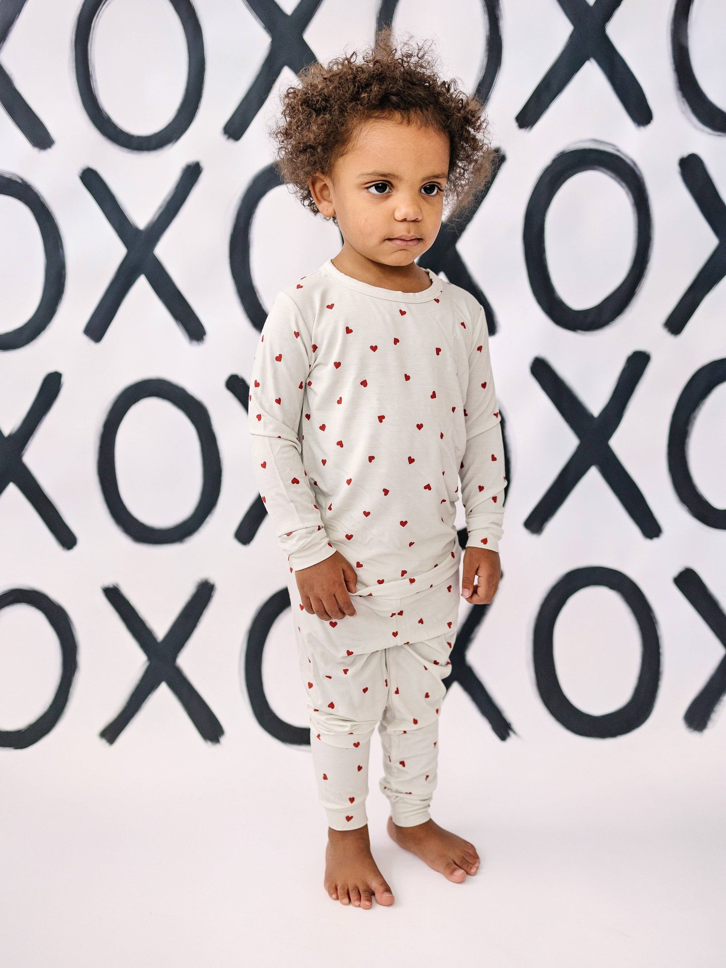 Tiny Hearts Bamboo PJ