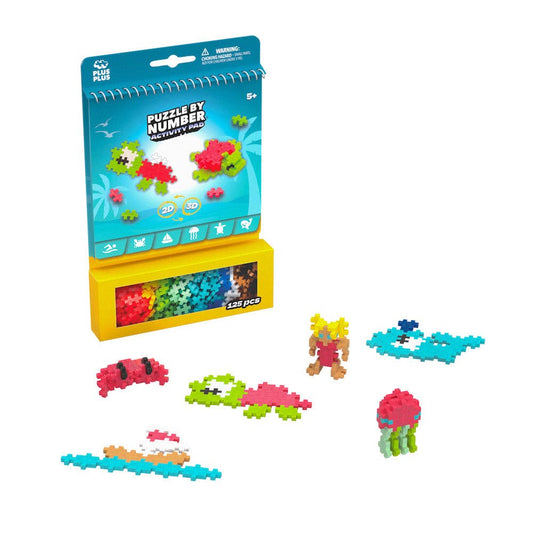 Puzzle By Number - Activity Pad - Ocean