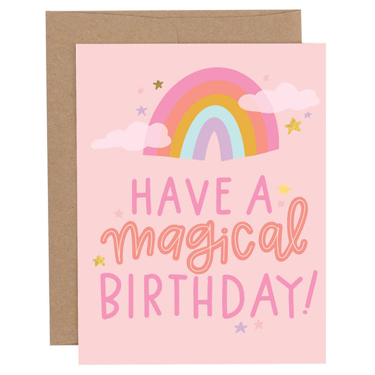Have A Magical Rainbow Birthday Greeting Card