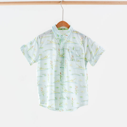 Gator Games Short Sleeve Collared Shirt
