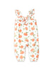 Peaches Ruffle & Button Sleeveless Jumpsuit