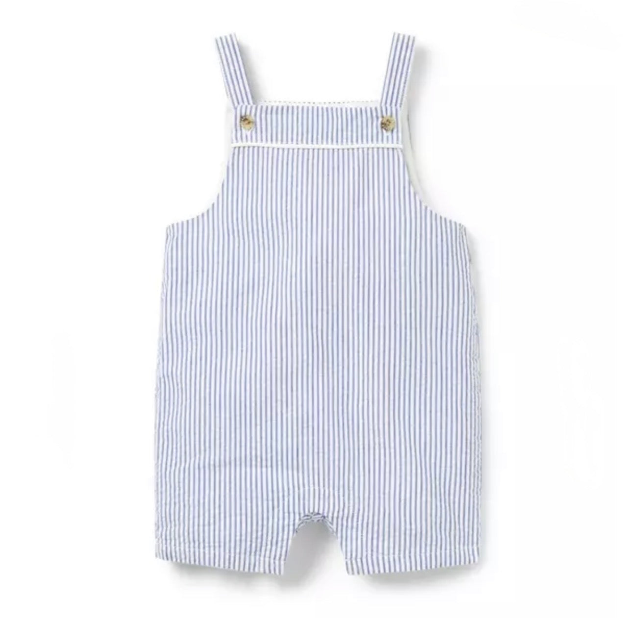 Baby Striped Seersucker Overall