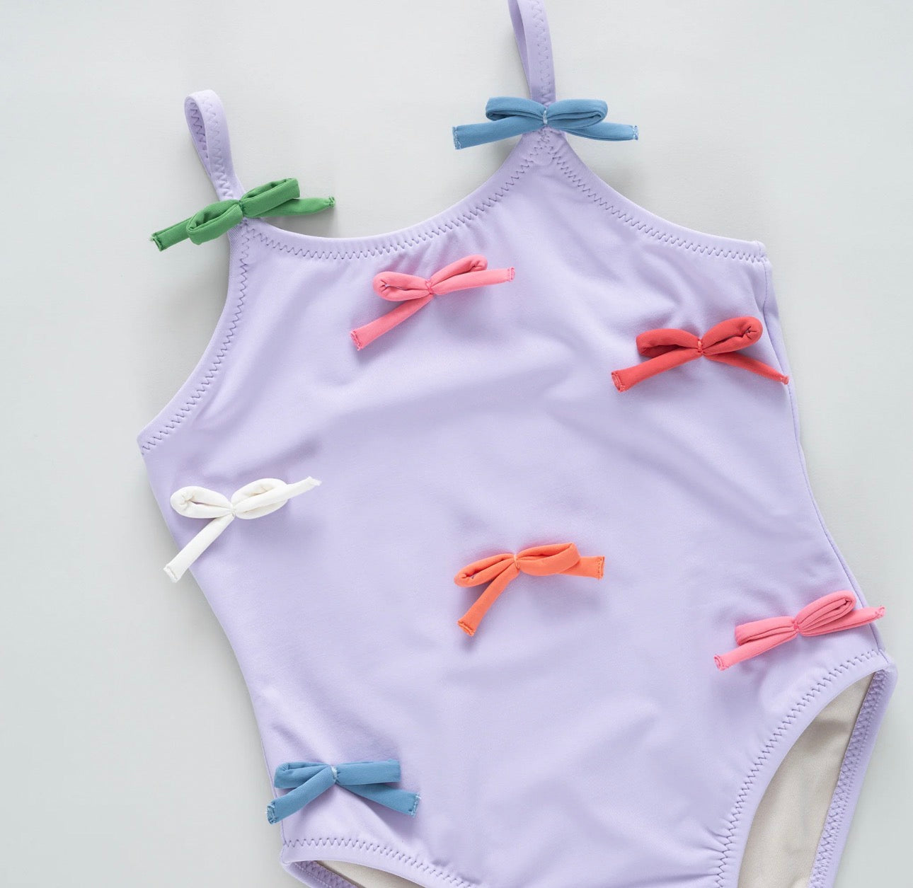 Lottie Lavender Bow Swimsuit