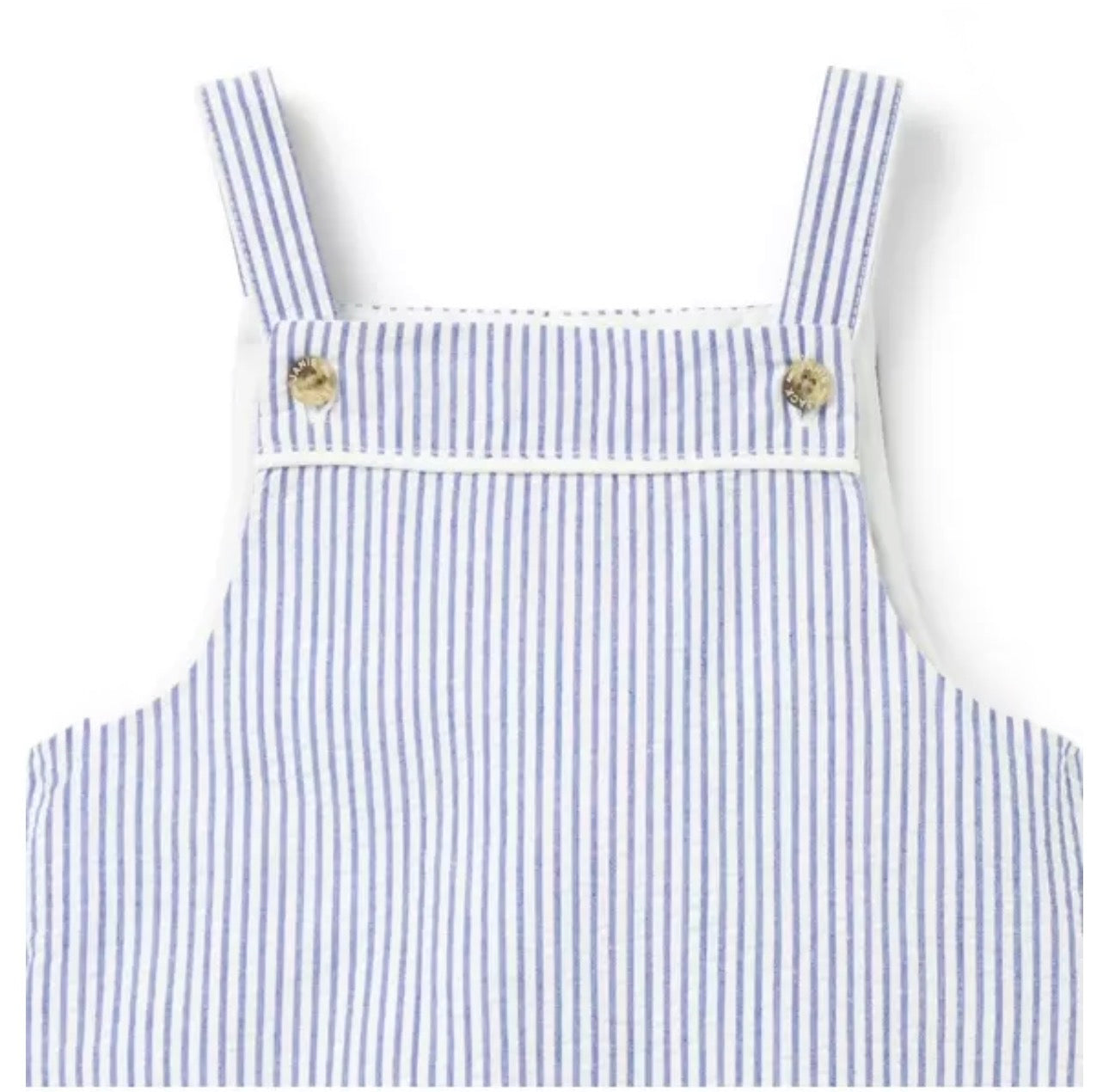 Baby Striped Seersucker Overall