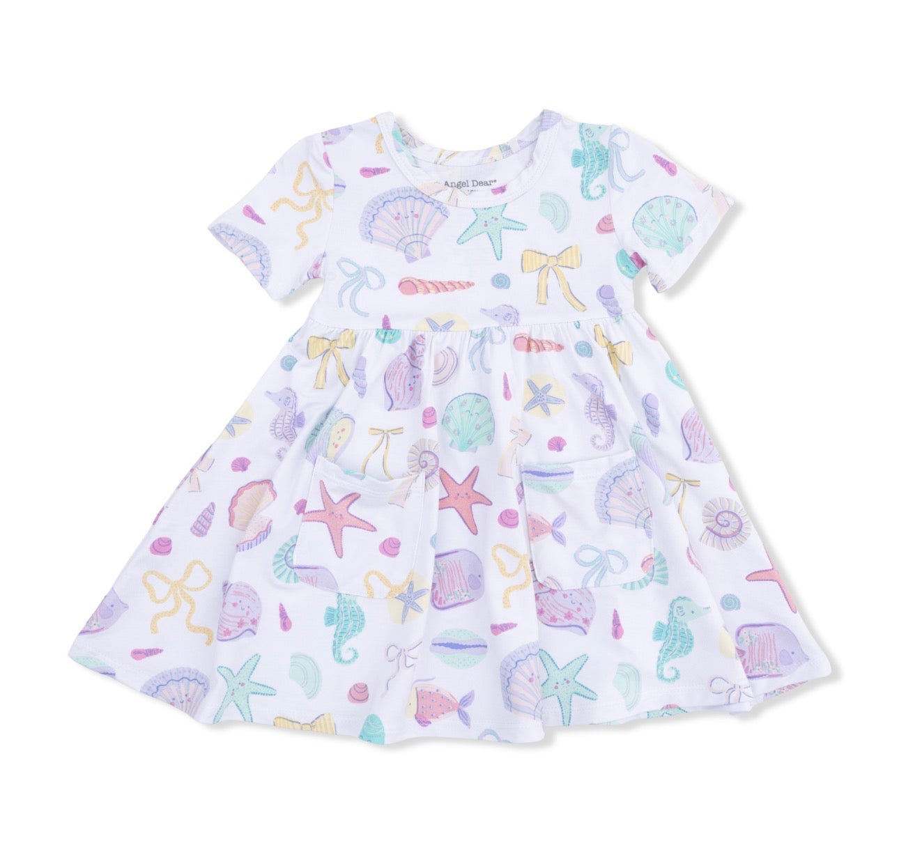 Bamboo Twirl Dress w/Short- Beach Days